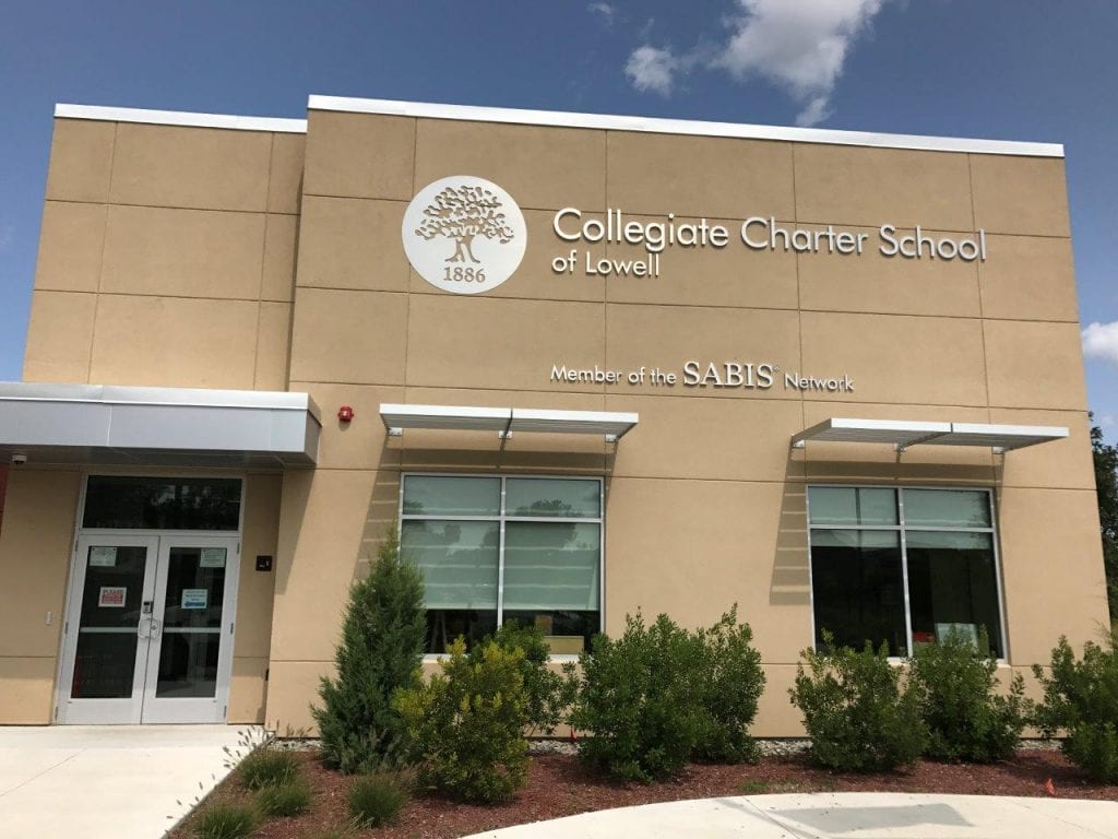 Collegiate Charter School of Lowell Metro Sign & Awning